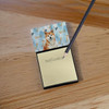 Red Akita Coworker Watercolor Sticky Note Holder Refillable Dispenser product image at NuMercy 2