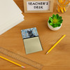 Black Miniature Schnauzer Coworker Watercolor Sticky Note Holder Refillable Dispenser product image at NuMercy 4