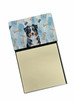 Black Australian Shepherd Coworker Watercolor Sticky Note Holder Refillable Dispenser product image at NuMercy