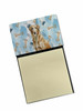 Wheaten Scottish Deerhound Coworker Watercolor Sticky Note Holder Refillable Dispenser product image at NuMercy