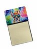 Boston Terrier Hippie Dawg Sticky Note Holder Refillable Dispenser DAC2468 product image at NuMercy