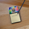 Boston Terrier Hippie Dawg Sticky Note Holder Refillable Dispenser DAC2468 product image at NuMercy 2