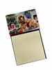 Cocker Spaniel Cozy Christmas Sticky Note Holder Refillable Dispenser product image at NuMercy