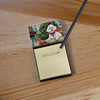 Bichon Frise Cozy Christmas Sticky Note Holder Refillable Dispenser product image at NuMercy 2