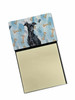 Black Italian Greyhound Coworker Watercolor Sticky Note Holder Refillable Dispenser product image at NuMercy