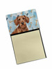Wirehaired Red Dachshund Coworker Watercolor Sticky Note Holder Refillable Dispenser product image at NuMercy