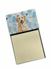 Yellow Labrador Retriever Coworker Watercolor Sticky Note Holder Refillable Dispenser product image at NuMercy