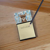 Chocolate Chihuahua Coworker Watercolor Sticky Note Holder Refillable Dispenser product image at NuMercy 2