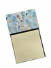 White Whippet Coworker Watercolor Sticky Note Holder Refillable Dispenser product image at NuMercy