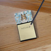 Sheltie Coworker Watercolor Sticky Note Holder Refillable Dispenser product image at NuMercy 2