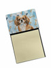 Tibetan Spaniel Coworker Watercolor Sticky Note Holder Refillable Dispenser product image at NuMercy