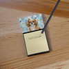 Tibetan Spaniel Coworker Watercolor Sticky Note Holder Refillable Dispenser product image at NuMercy 2