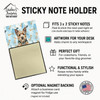 Norwich Terrier Coworker Watercolor Sticky Note Holder Refillable Dispenser product image at NuMercy 3