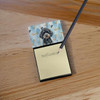 Miniature Black Poodle Coworker Watercolor Sticky Note Holder Refillable Dispenser product image at NuMercy 2