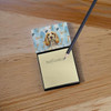 Lemon Roan English Cocker Spaniel Coworker Watercolor Sticky Note Holder Refillable Dispenser product image at NuMercy 2