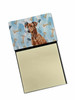 Red German Pinscher Coworker Watercolor Sticky Note Holder Refillable Dispenser product image at NuMercy
