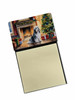 Bearded Collie Cozy Christmas Sticky Note Holder Refillable Dispenser product image at NuMercy