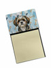 Brindle Shih Tzu Coworker Watercolor Sticky Note Holder Refillable Dispenser product image at NuMercy