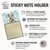 Grizzle and Tan Norfolk Terrier Coworker Watercolor Sticky Note Holder Refillable Dispenser product image at NuMercy 3