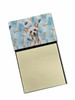 Hairless Mottled Pattern Chinese Crested Coworker Watercolor Sticky Note Holder Refillable Dispenser product image at NuMercy