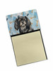 Black and Tan Tibetan Spaniel Coworker Watercolor Sticky Note Holder Refillable Dispenser product image at NuMercy