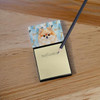 Pomeranian Coworker Watercolor Sticky Note Holder Refillable Dispenser product image at NuMercy 2