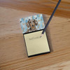 Dapple Dachshund Coworker Watercolor Sticky Note Holder Refillable Dispenser product image at NuMercy 2