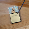 Red Shar Pei Coworker Watercolor Sticky Note Holder Refillable Dispenser product image at NuMercy 2