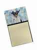 Tricolor Rat Terrier Coworker Watercolor Sticky Note Holder Refillable Dispenser product image at NuMercy