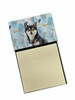 Black and Tan Shiba Inu Coworker Watercolor Sticky Note Holder Refillable Dispenser product image at NuMercy