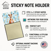 Red Whippet Coworker Watercolor Sticky Note Holder Refillable Dispenser product image at NuMercy 3