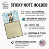 Welsh Terrier Coworker Watercolor Sticky Note Holder Refillable Dispenser product image at NuMercy 3