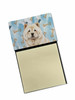 Cream Chow Chow Coworker Watercolor Sticky Note Holder Refillable Dispenser product image at NuMercy