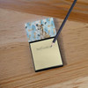 Brindle Whippet Coworker Watercolor Sticky Note Holder Refillable Dispenser product image at NuMercy 2