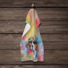 Beagle Hippie Dawg Kitchen Towel Dish Cloths product image at NuMercy 4
