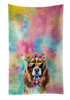 Cavalier Spaniel Hippie Dawg Kitchen Towel Dish Cloths DAC2486 product image at NuMercy