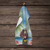 American Water Spaniel Luau Kitchen Towel Dish Cloths product image at NuMercy 4