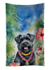 Bouvier des Flandres Luau Kitchen Towel Dish Cloths product image at NuMercy