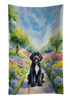 Portuguese Water Dog Spring Path Kitchen Towel Dish Cloths product image at NuMercy