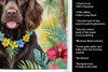 Boykin Spaniel Luau Kitchen Towel Dish Cloths product image at NuMercy 5