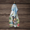Collie Luau Kitchen Towel Dish Cloths product image at NuMercy 4