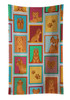 Lots of Red Yorkie Kitchen Towel Dish Cloths product image at NuMercy
