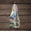 Corgi Spring Path Kitchen Towel Dish Cloths DAC6609 product image at NuMercy 4