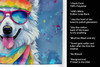 American Eskimo Hippie Dawg Kitchen Towel Dish Cloths product image at NuMercy 5
