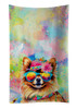 Pomeranian Hippie Dawg Kitchen Towel Dish Cloths DAC2538 product image at NuMercy