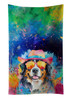 Bernese Mountain Dog Hippie Dawg Kitchen Towel Dish Cloths DAC2459 product image at NuMercy