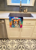 Bernese Mountain Dog Hippie Dawg Kitchen Towel Dish Cloths DAC2459 product image at NuMercy 2