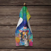 Bernese Mountain Dog Hippie Dawg Kitchen Towel Dish Cloths DAC2459 product image at NuMercy 4