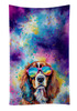 Cavalier Spaniel Hippie Dawg Kitchen Towel Dish Cloths DAC2483 product image at NuMercy