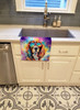 Cavalier Spaniel Hippie Dawg Kitchen Towel Dish Cloths DAC2483 product image at NuMercy 2